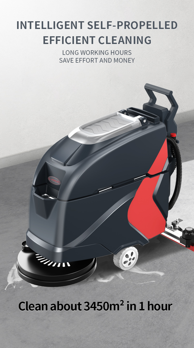 GX1 Electric Walk Behind Floor Scrubber-13